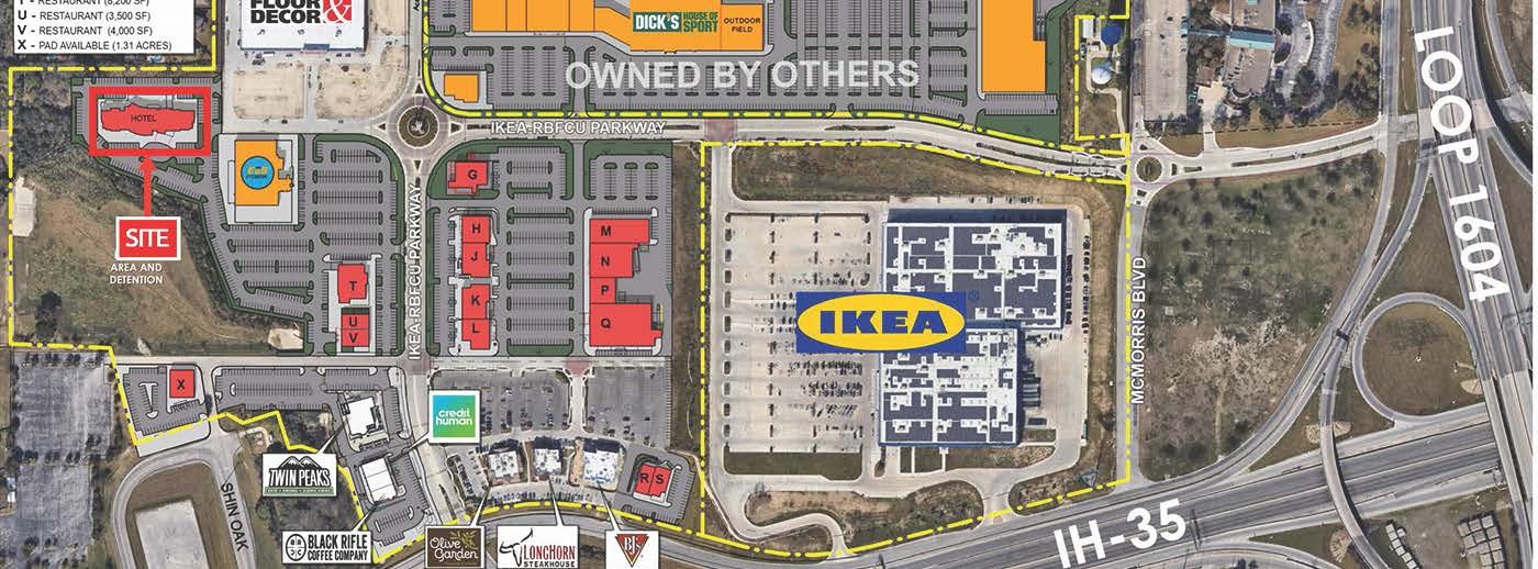 Hotel Pad Available - IKEA-Anchored Live Oak Town Center